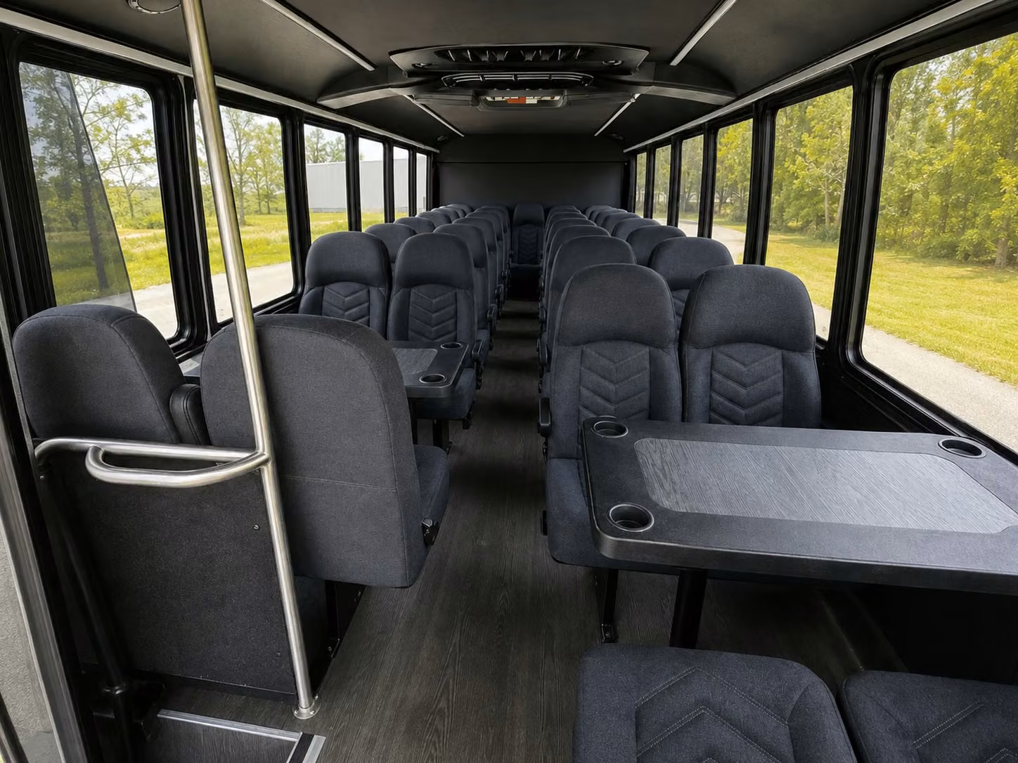 18 passenger minibus inside