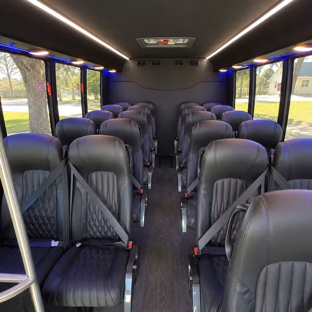 35 passenger minibus interior