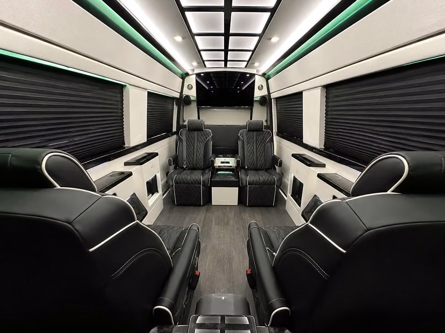 sprinter van with driver inside